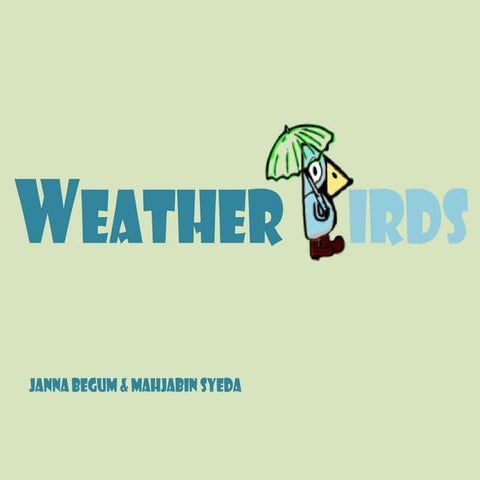 Information Winner AFGA 2012 - Weather Birds