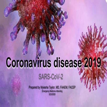 Information about Covid 19