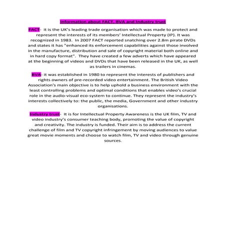 Information about fact