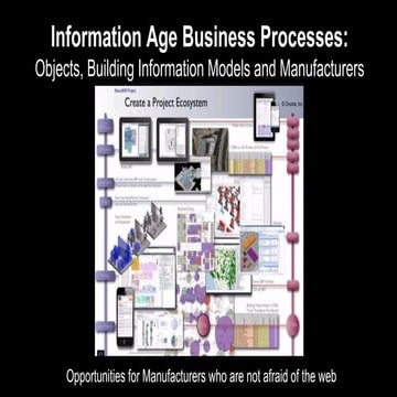 Information Age Business Processes for Manufacturers
