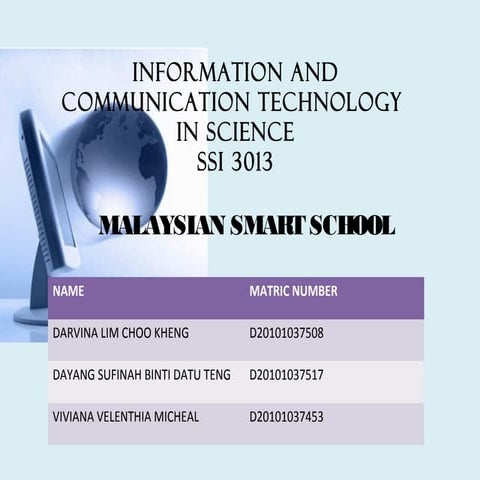 Information and communication technology