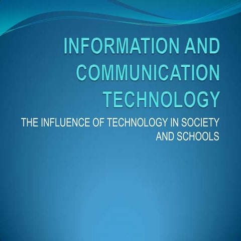 Information and communication technology   skhumbuzo slides
