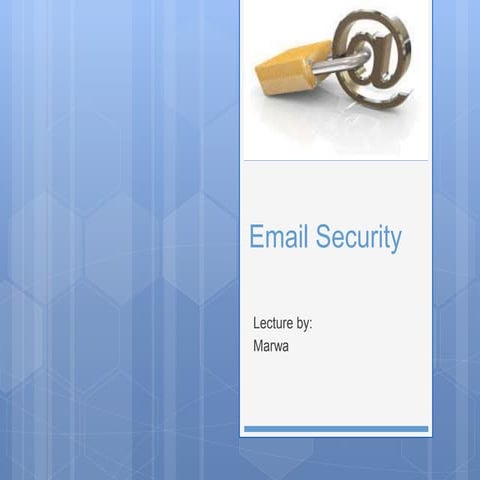 Information and data security email security