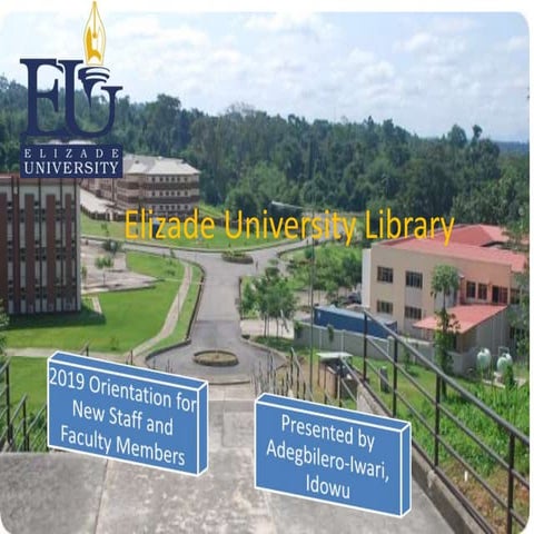 Information and library services for 21st century university staff