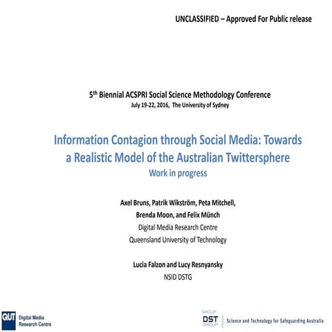 Information Contagion through Social Media: Towards a Realistic Model of the ...