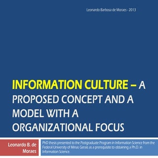 INFORMATION CULTURE – A MODEL WITH ...