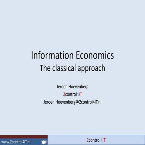 Information economics