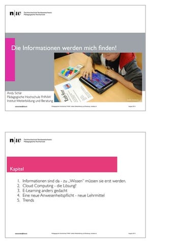 Informationen finden mich.