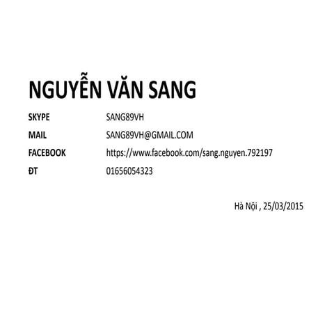 Software - Information gathering