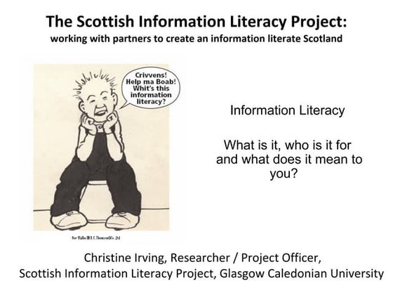 Information literacy for knowledge society | PPTX | Business | Business ...