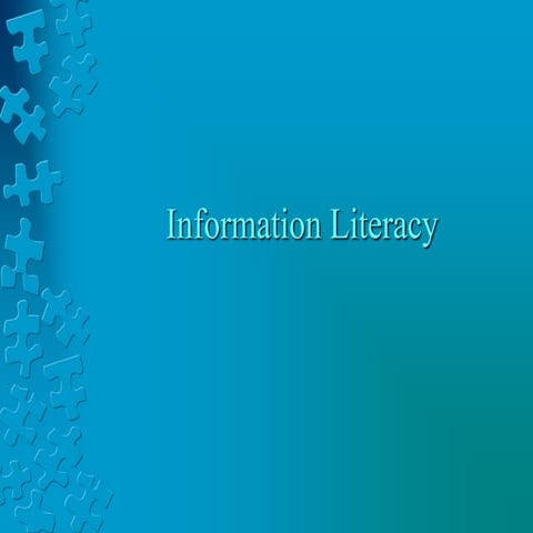 Information literacy