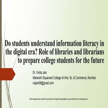 Information literacy