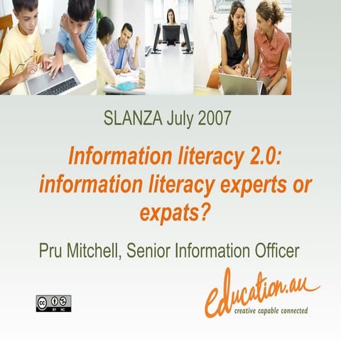 Information literacy 2.0: experts or expats?