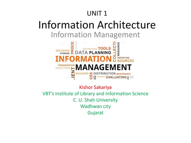 Information management