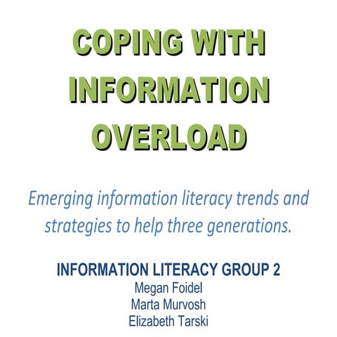 Information overload