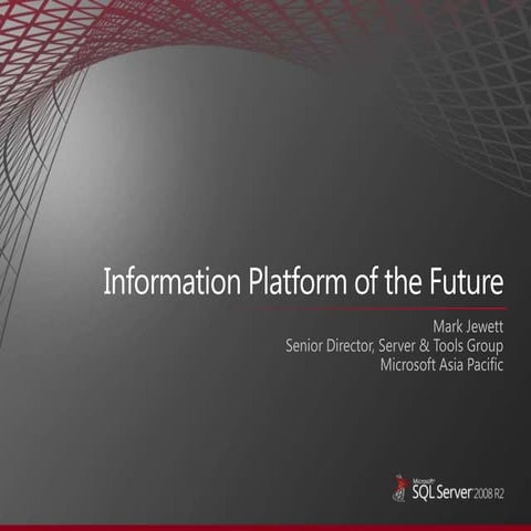 Information platform of the future mark jewett