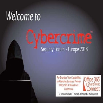 Azure Information Protection at the Cybercrime and Security Forum 2018