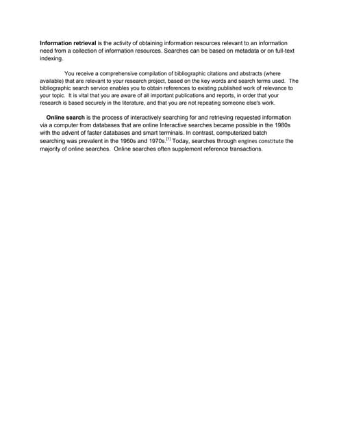 Information Retrieval