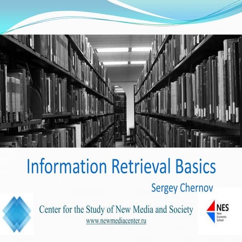 Information retrieval basics_v1.0