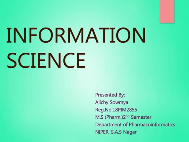 Information science