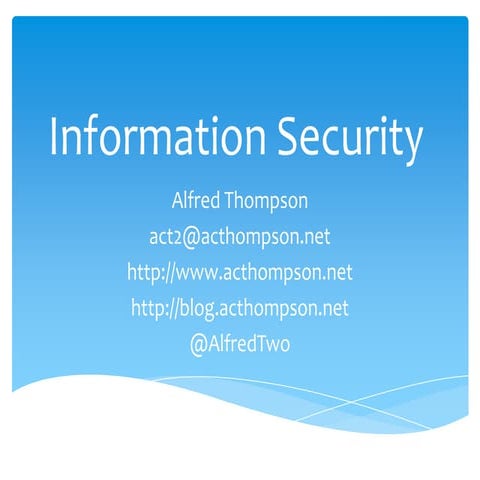Information security