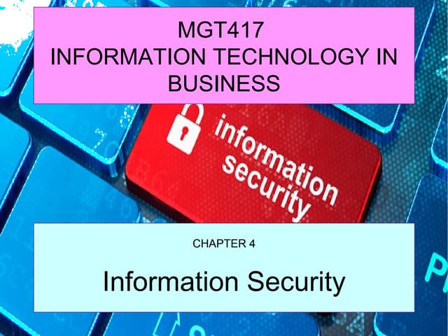 Information security