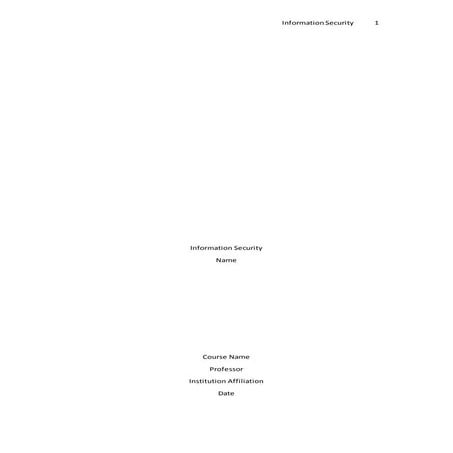 Information security