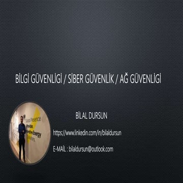 Information security Bilgi Guvenligi