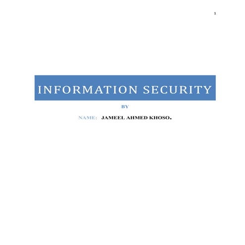Information security