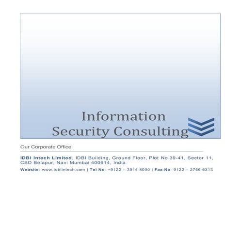 IDBI Intech - Information security consulting