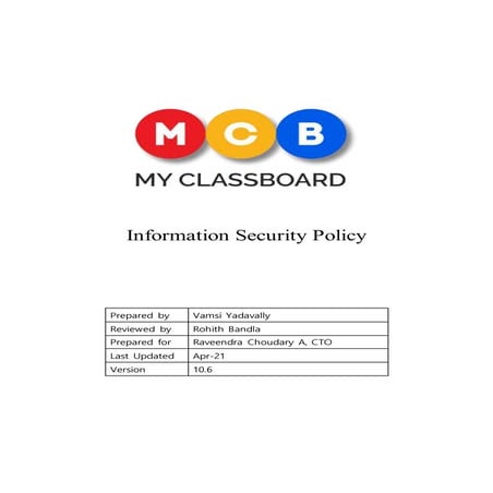 Information security policy