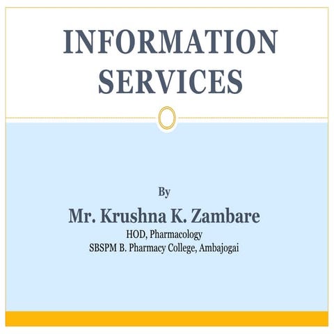 Information services