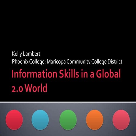 Information Skills in a Global 2.0 World