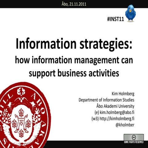 Information Strategies