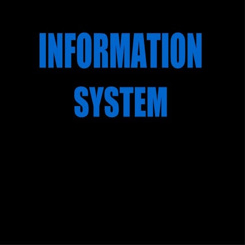 Information system