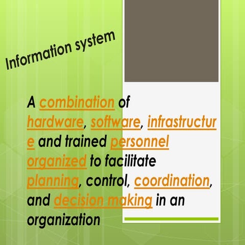 Information system | PPT