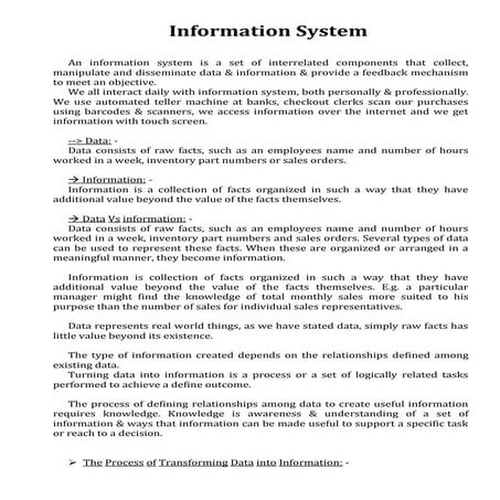 Information systems by checkmate...