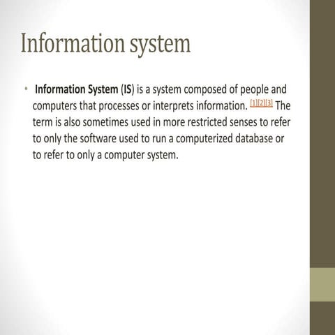 Informationsystem