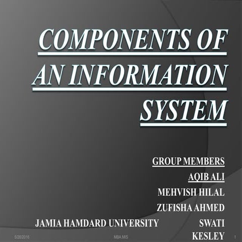 Information system