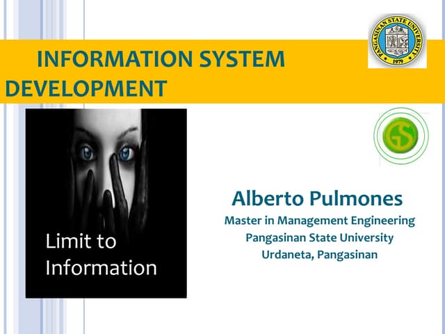 Information+System+Development+Limit+To+Information