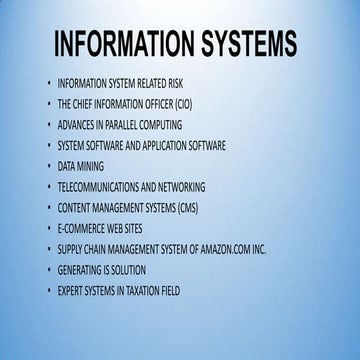 Information systems, course project | PPTX