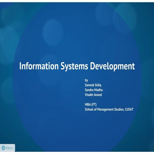 Information system development 