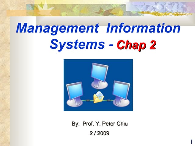 Information systems in the enterprise