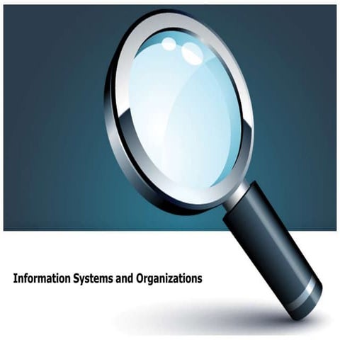 Information systems organization