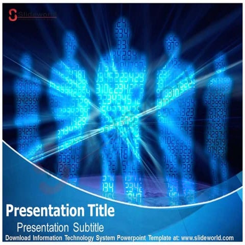 Information technology system powerpoint template
