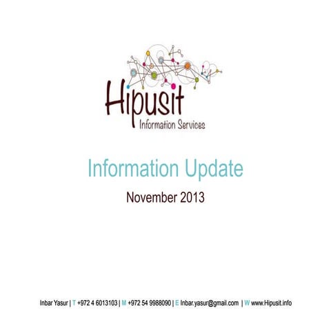 Information Update November 2013