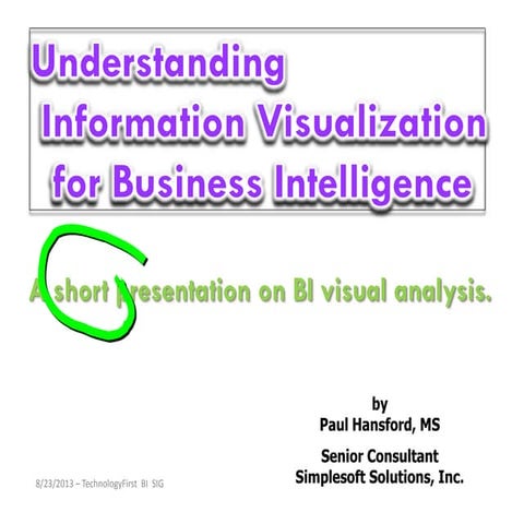 Information Visualization 2013