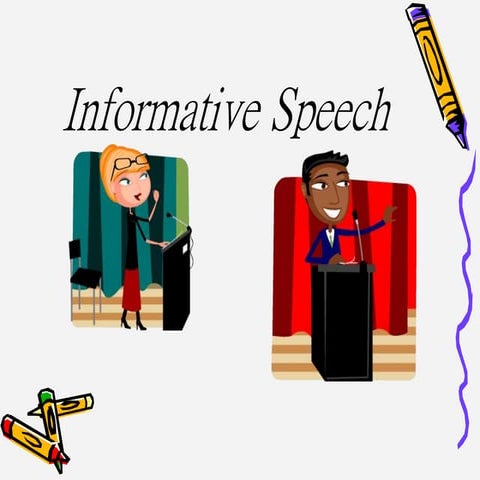 Informative speech
