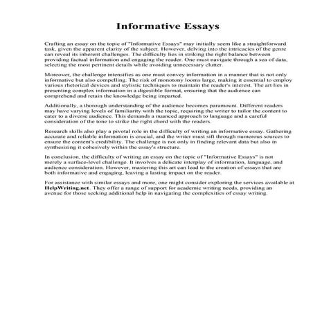 Sample Informative Essay Examples.pdf