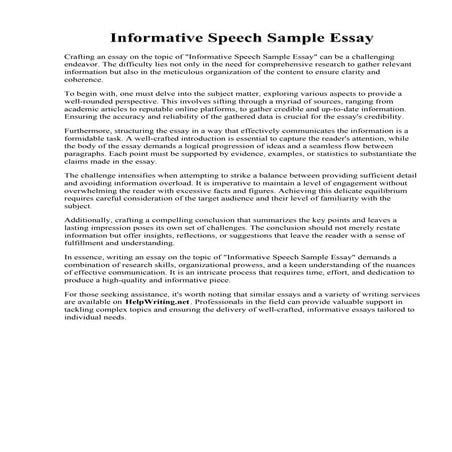 Example Of A Report Essay | PDF